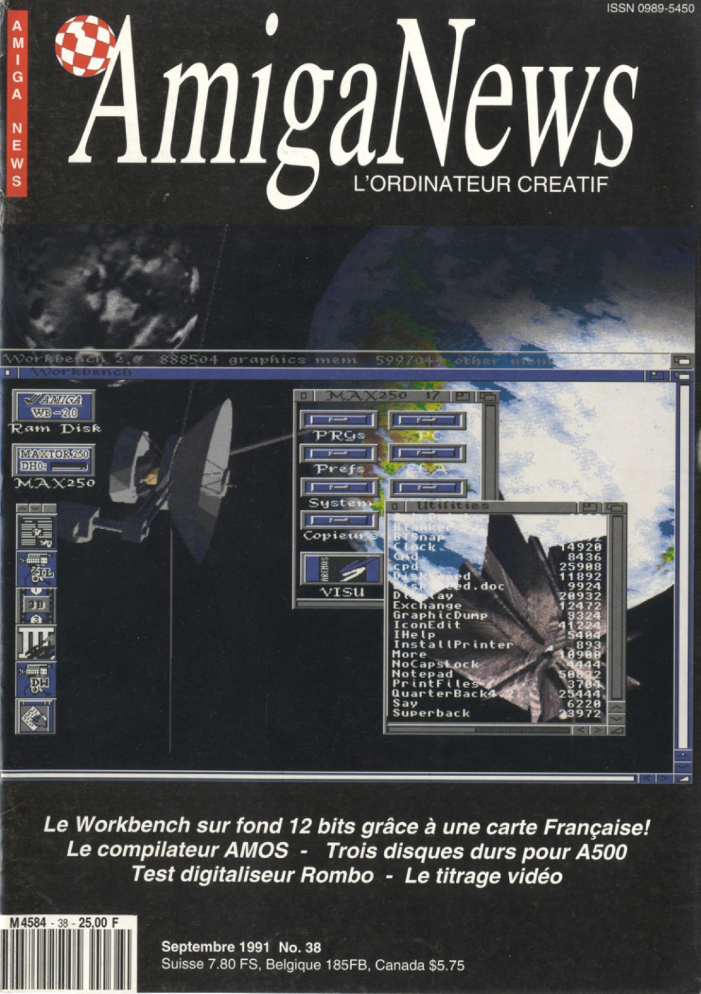 Première page de amiganews numero038