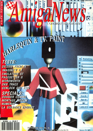 Première page de amiganews numero040
