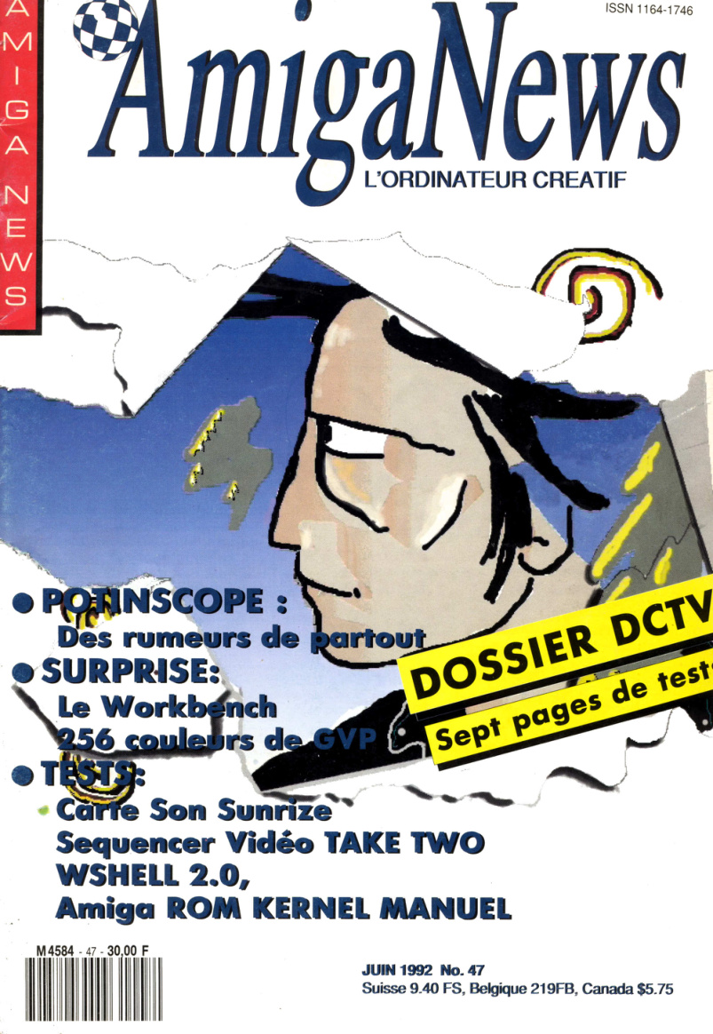 Première page de amiganews numero047