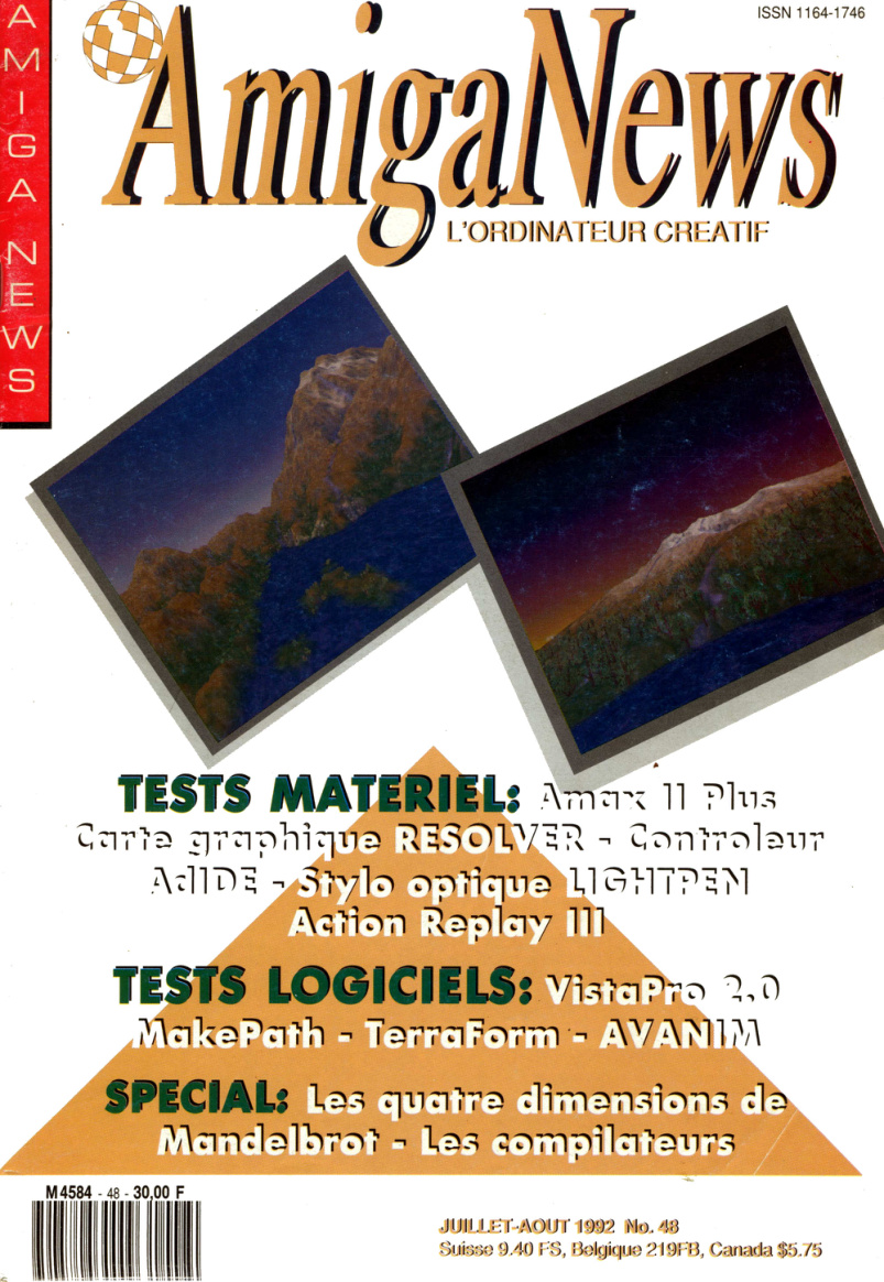 Première page de amiganews numero048