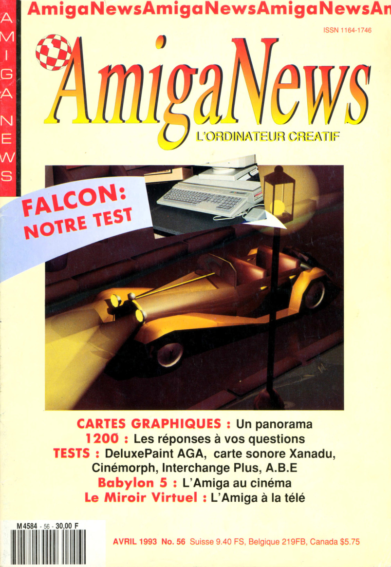 Première page de amiganews numero056