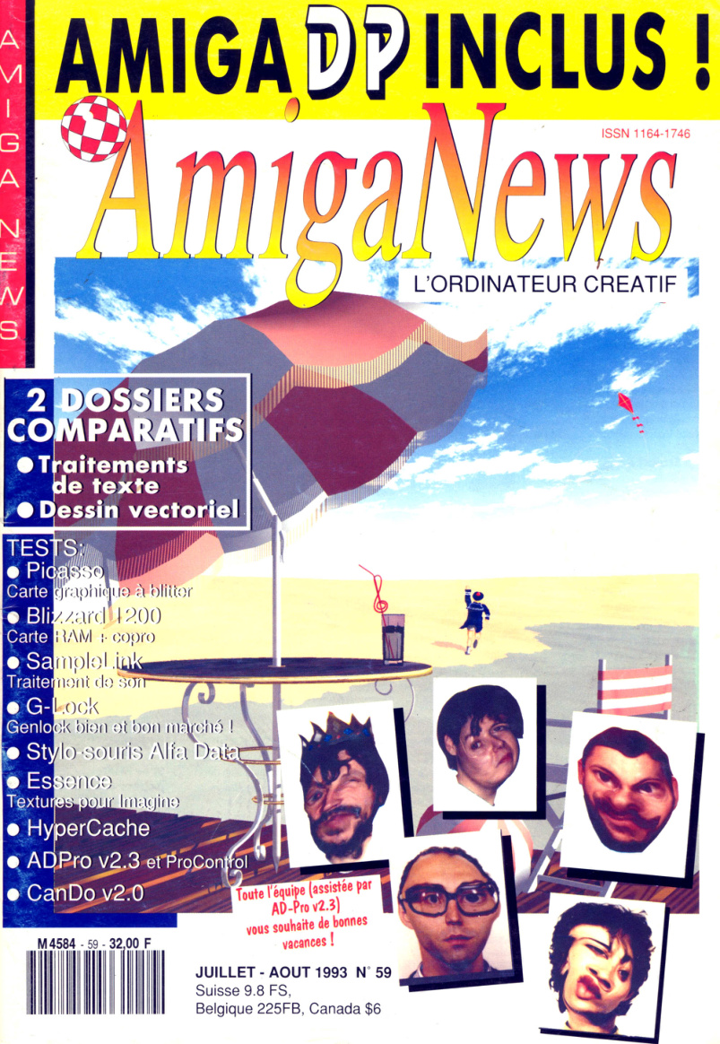 Première page de amiganews numero059