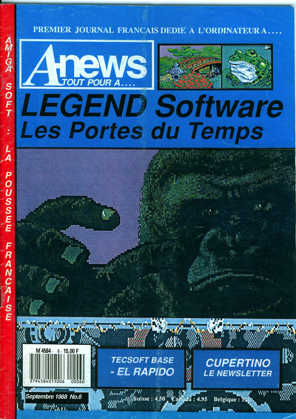 Première page de amiganews numero06