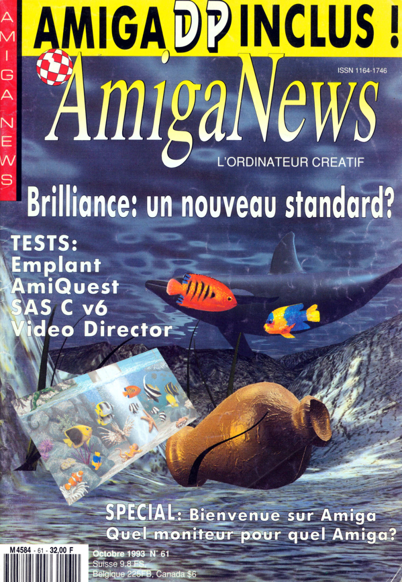 Première page de amiganews numero061