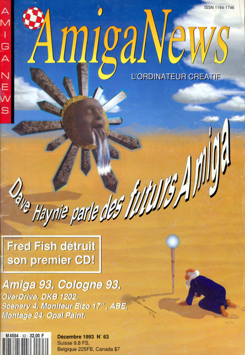 Première page de amiganews numero063