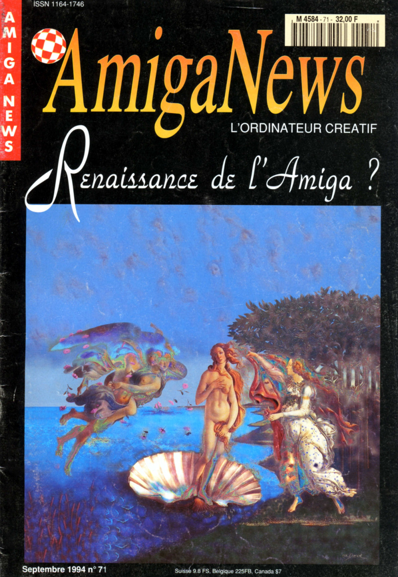 Première page de amiganews numero071