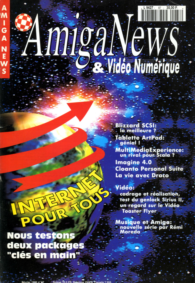 Première page de amiganews numero087