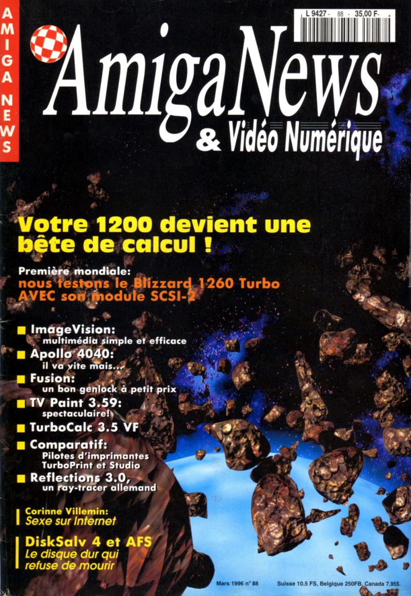 Première page de amiganews numero088