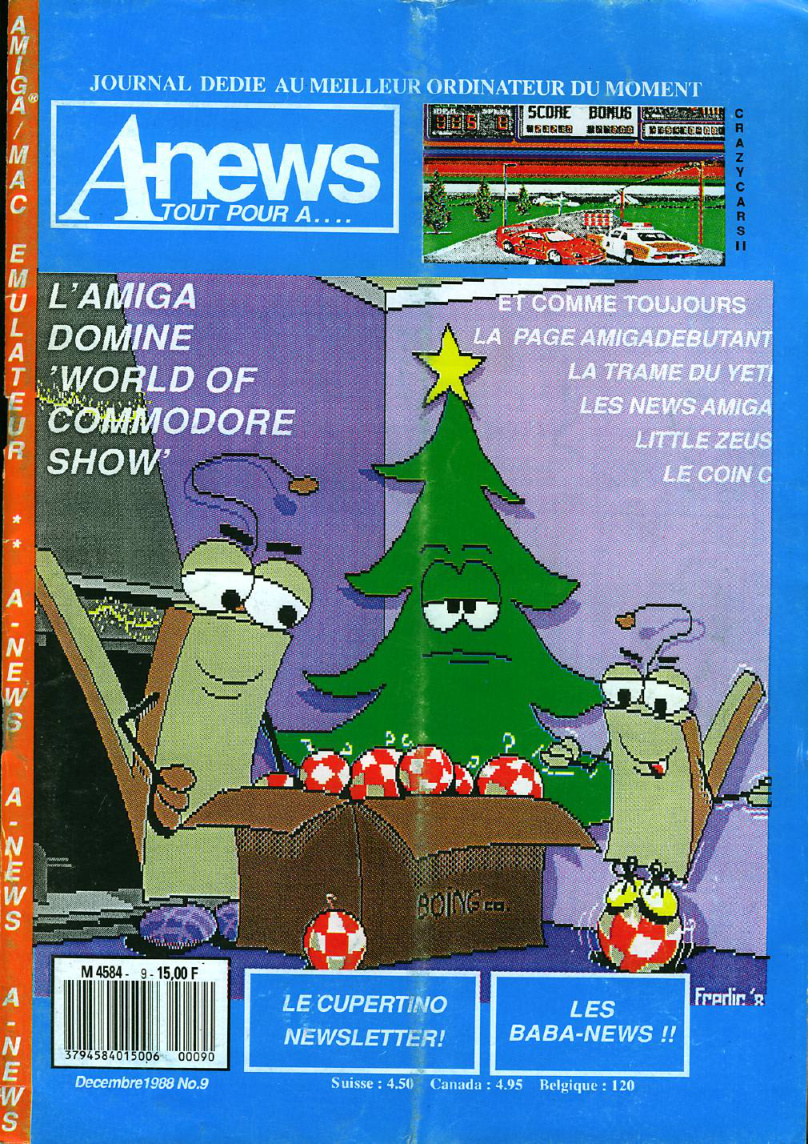 Première page de amiganews numero09