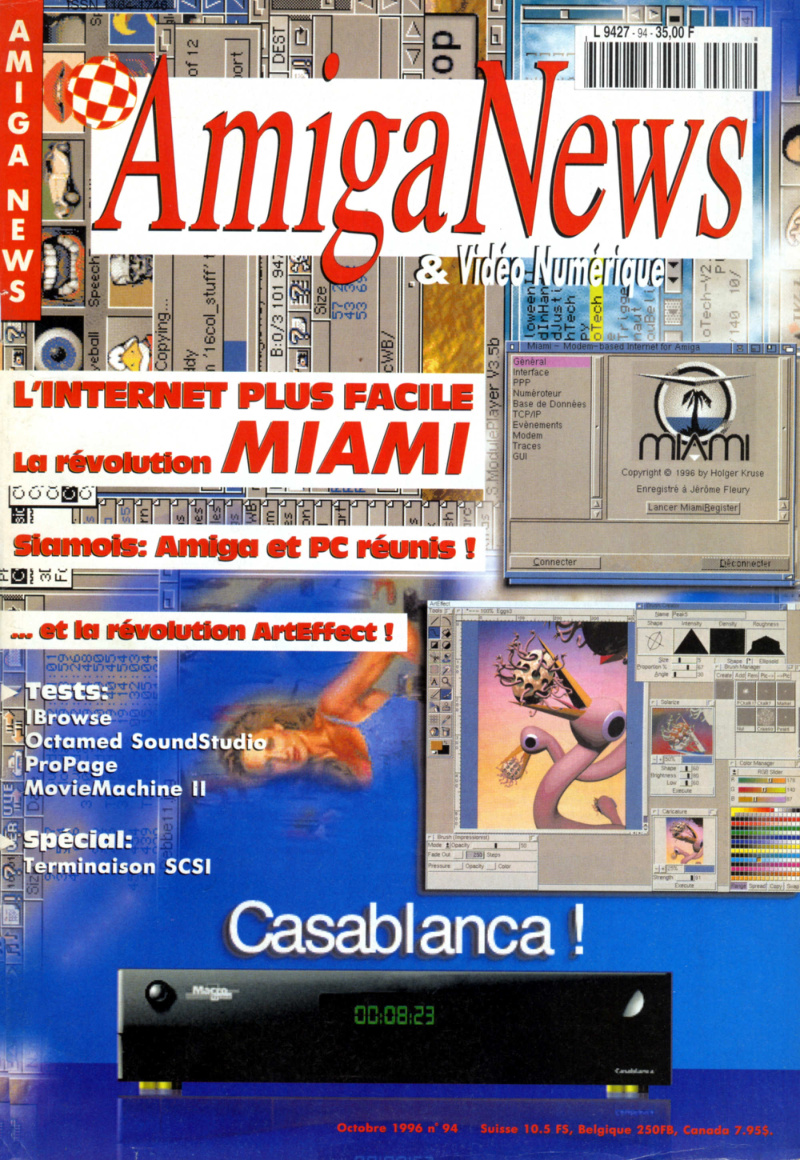 Première page de amiganews numero094