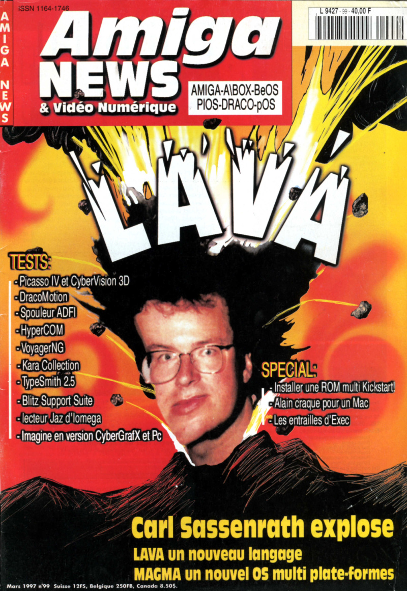 Première page de amiganews numero099