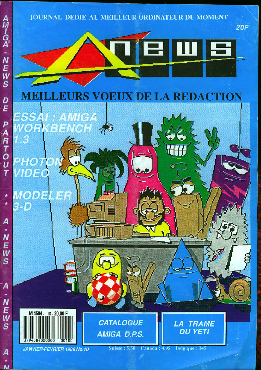 Première page de amiganews numero10