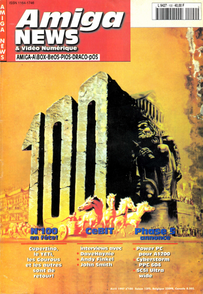 Première page de amiganews numero100