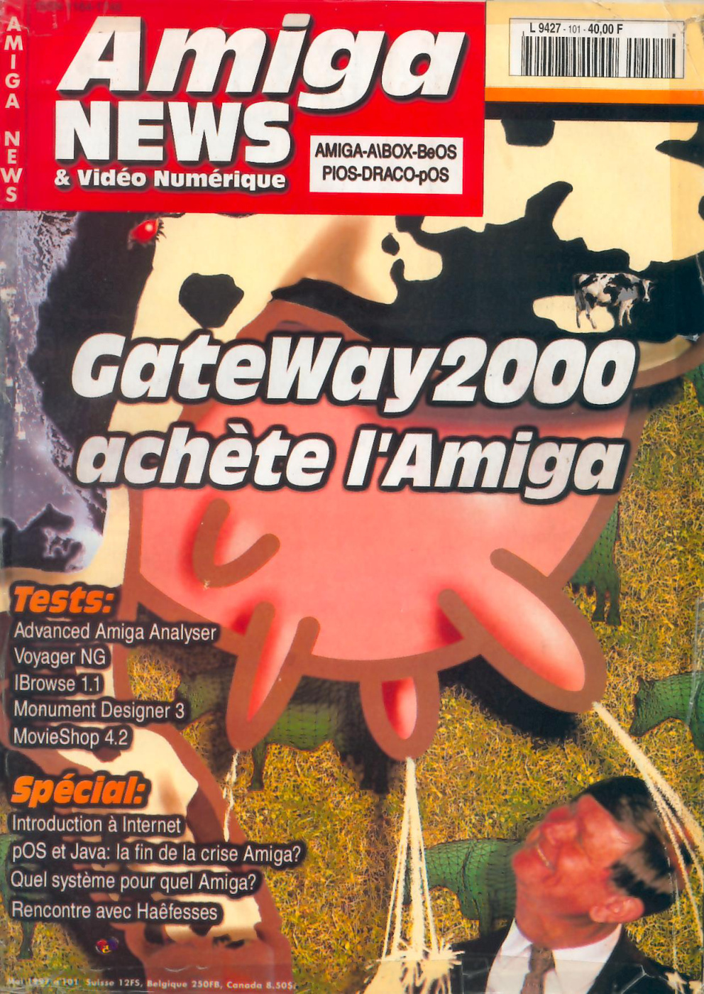 Première page de amiganews numero101