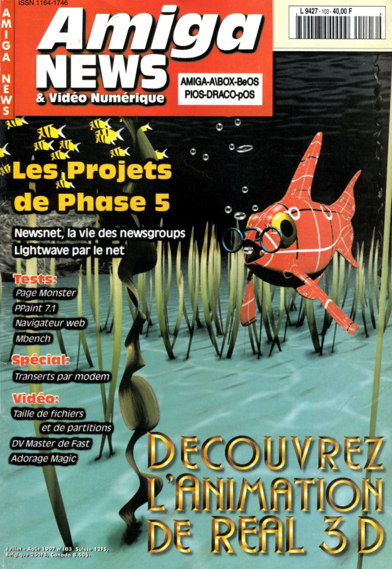 Première page de amiganews numero103