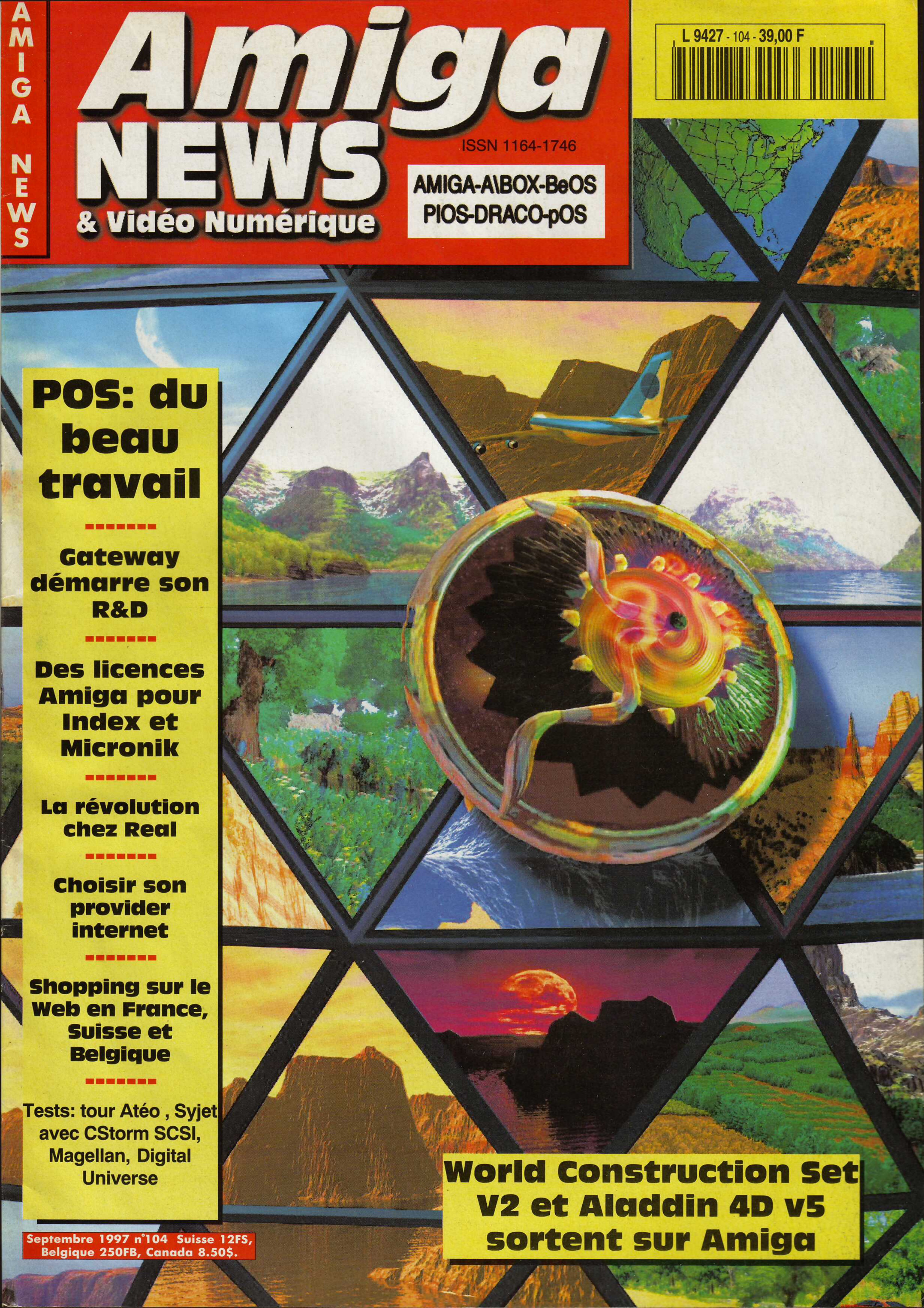 Première page de amiganews numero104