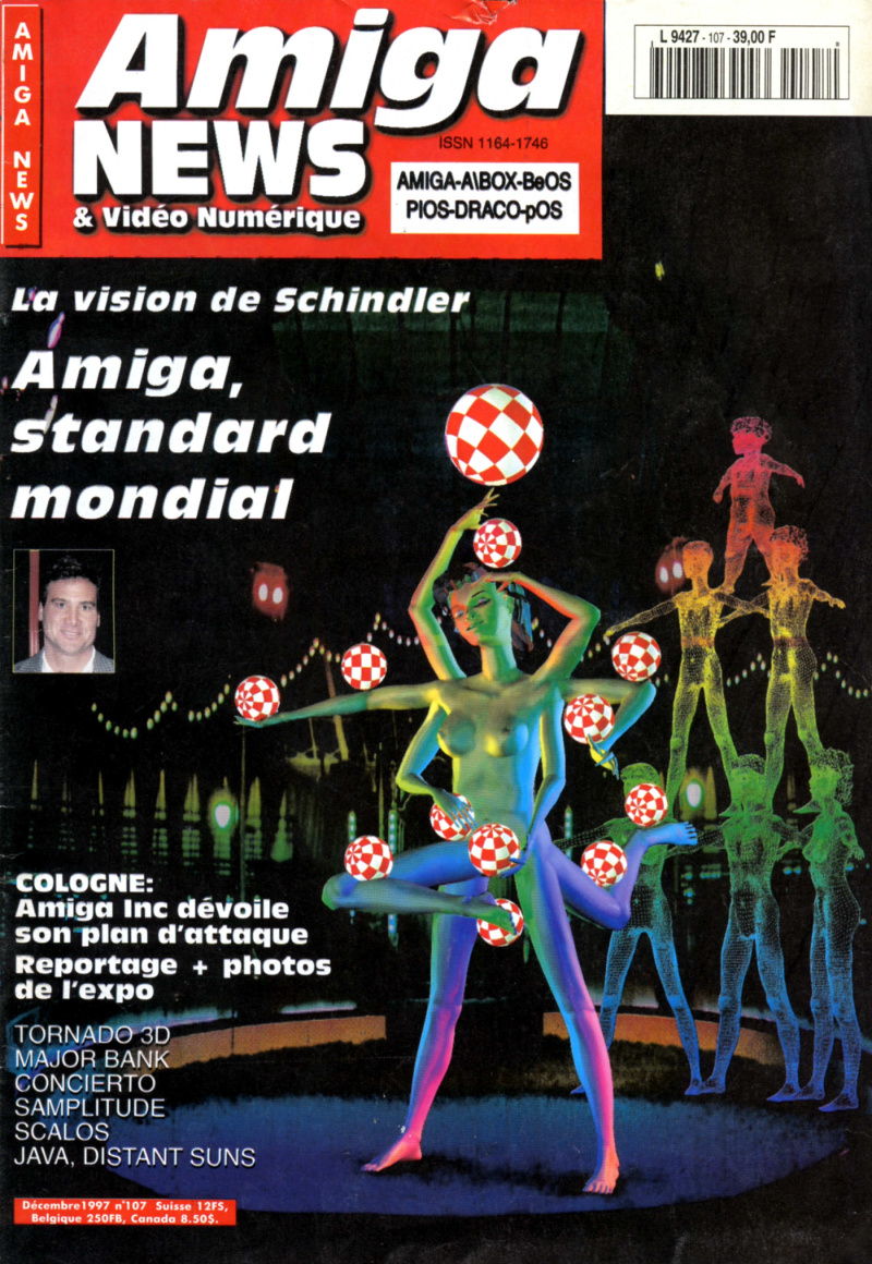 Première page de amiganews numero107