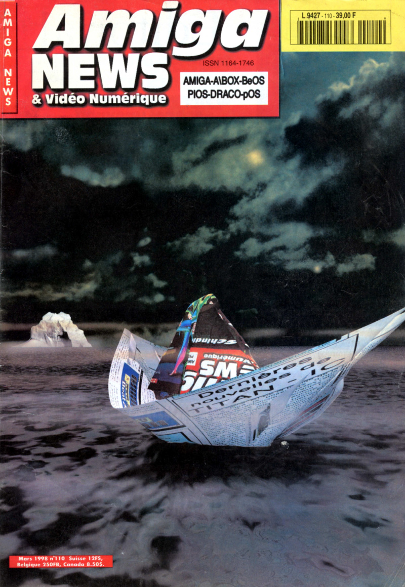 Première page de amiganews numero110