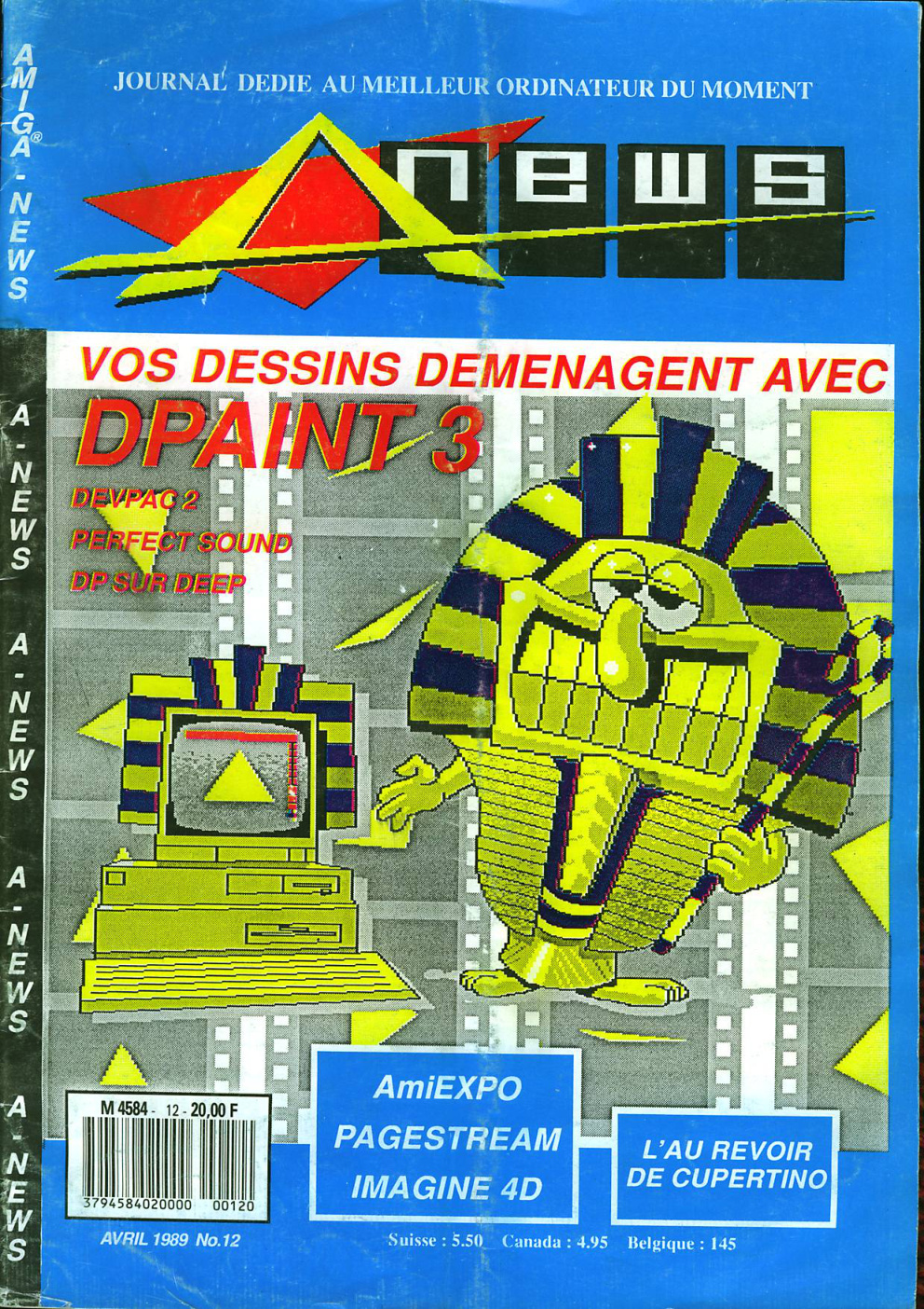 Première page de amiganews numero12