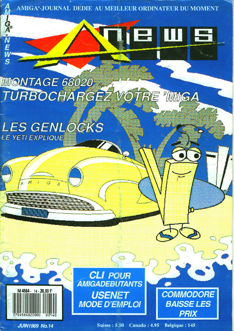Première page de amiganews numero14