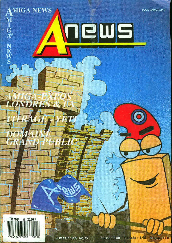 Première page de amiganews numero15