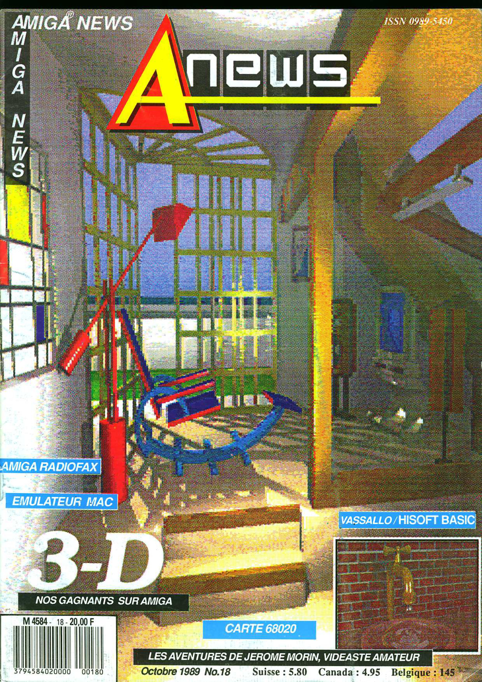 Première page de amiganews numero18