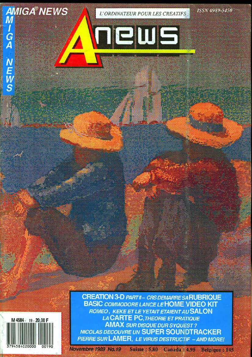 Première page de amiganews numero19