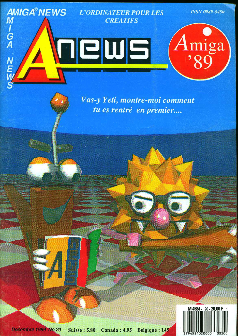 Première page de amiganews numero20