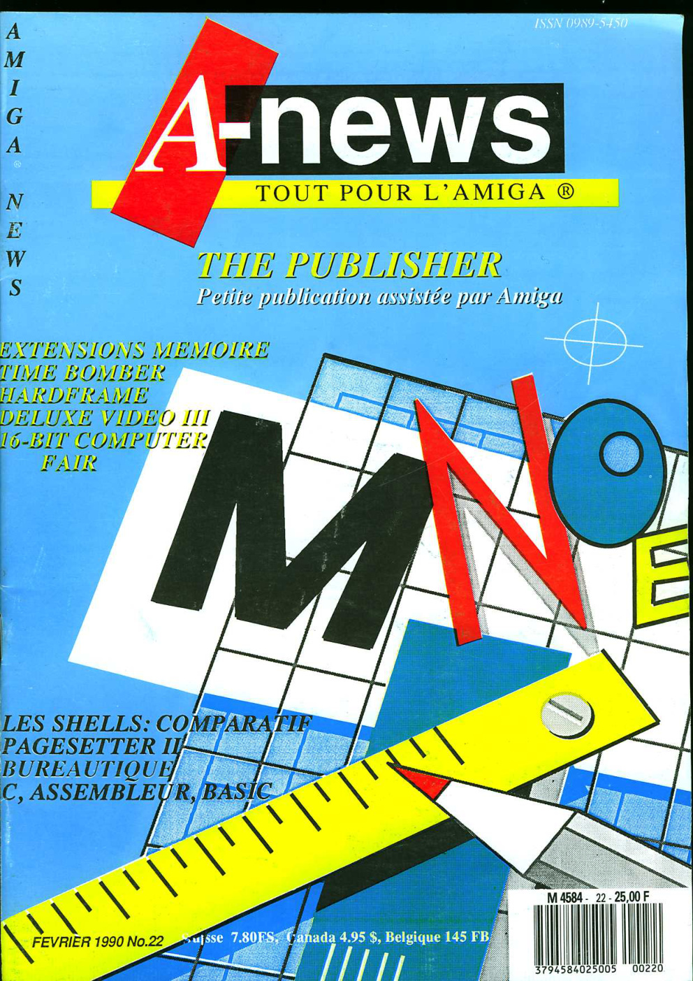 Première page de amiganews numero22