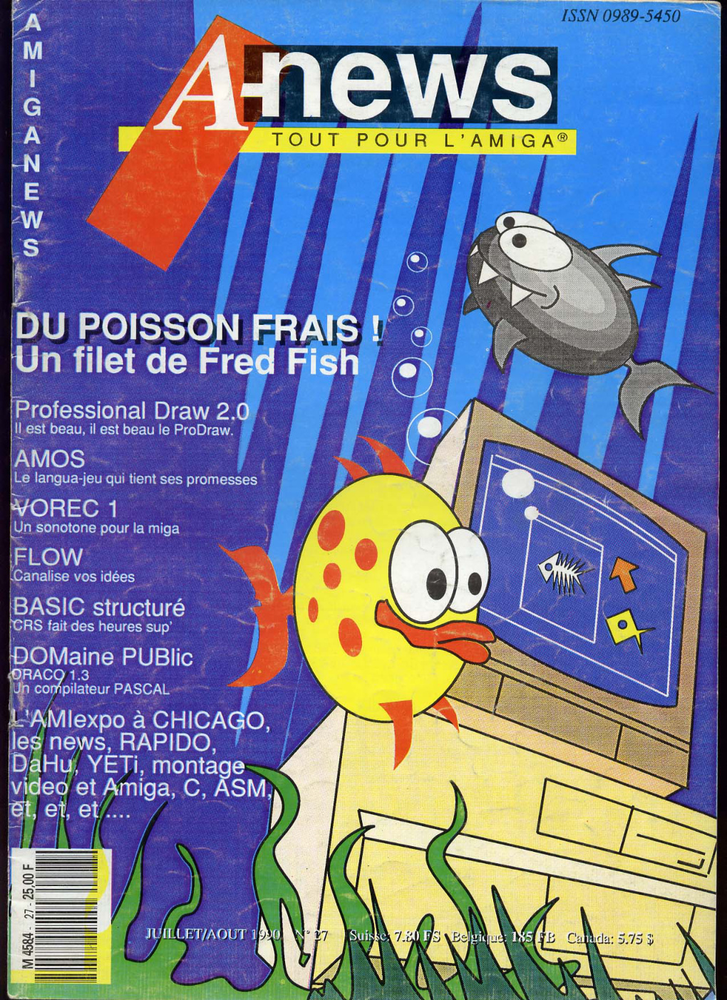Première page de amiganews numero27