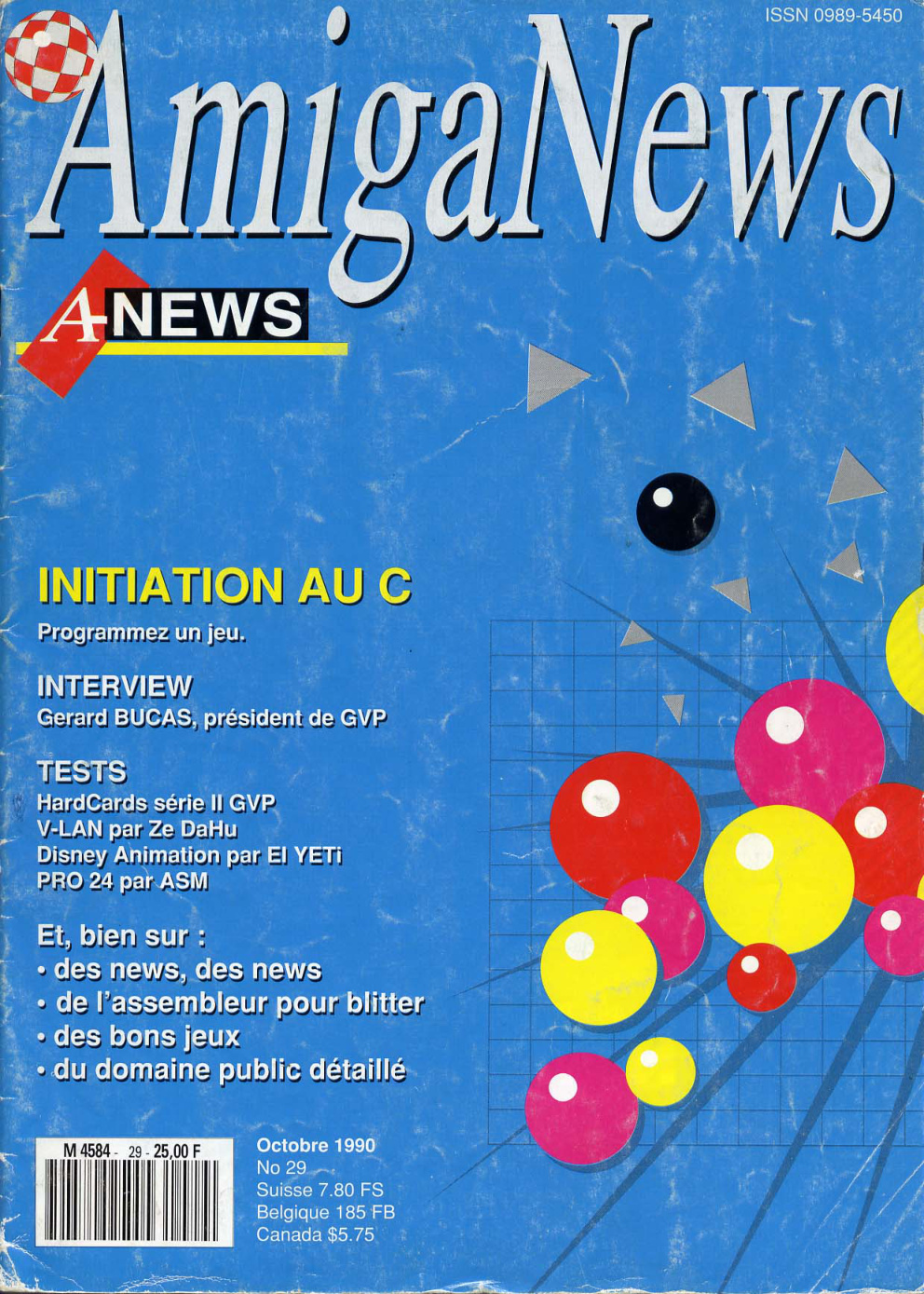 Première page de amiganews numero29