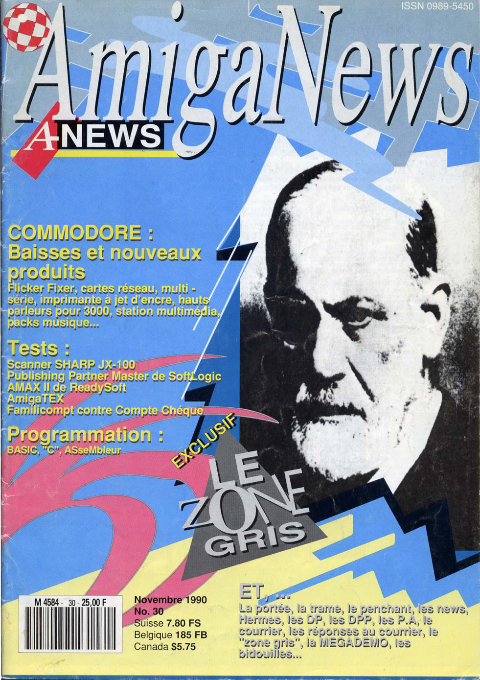 Première page de amiganews numero30