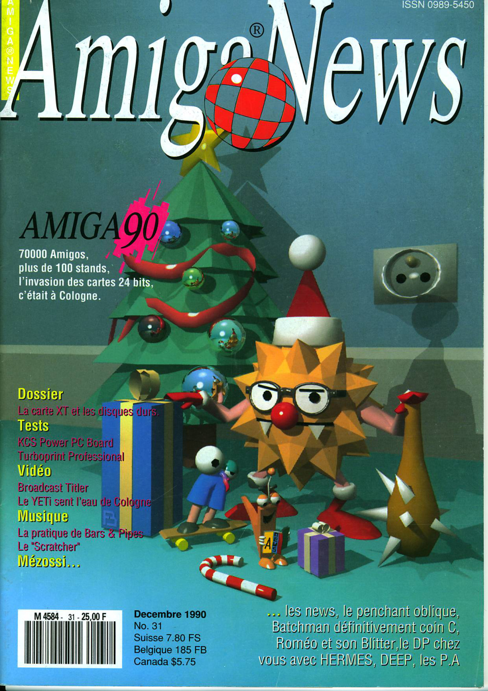 Première page de amiganews numero31