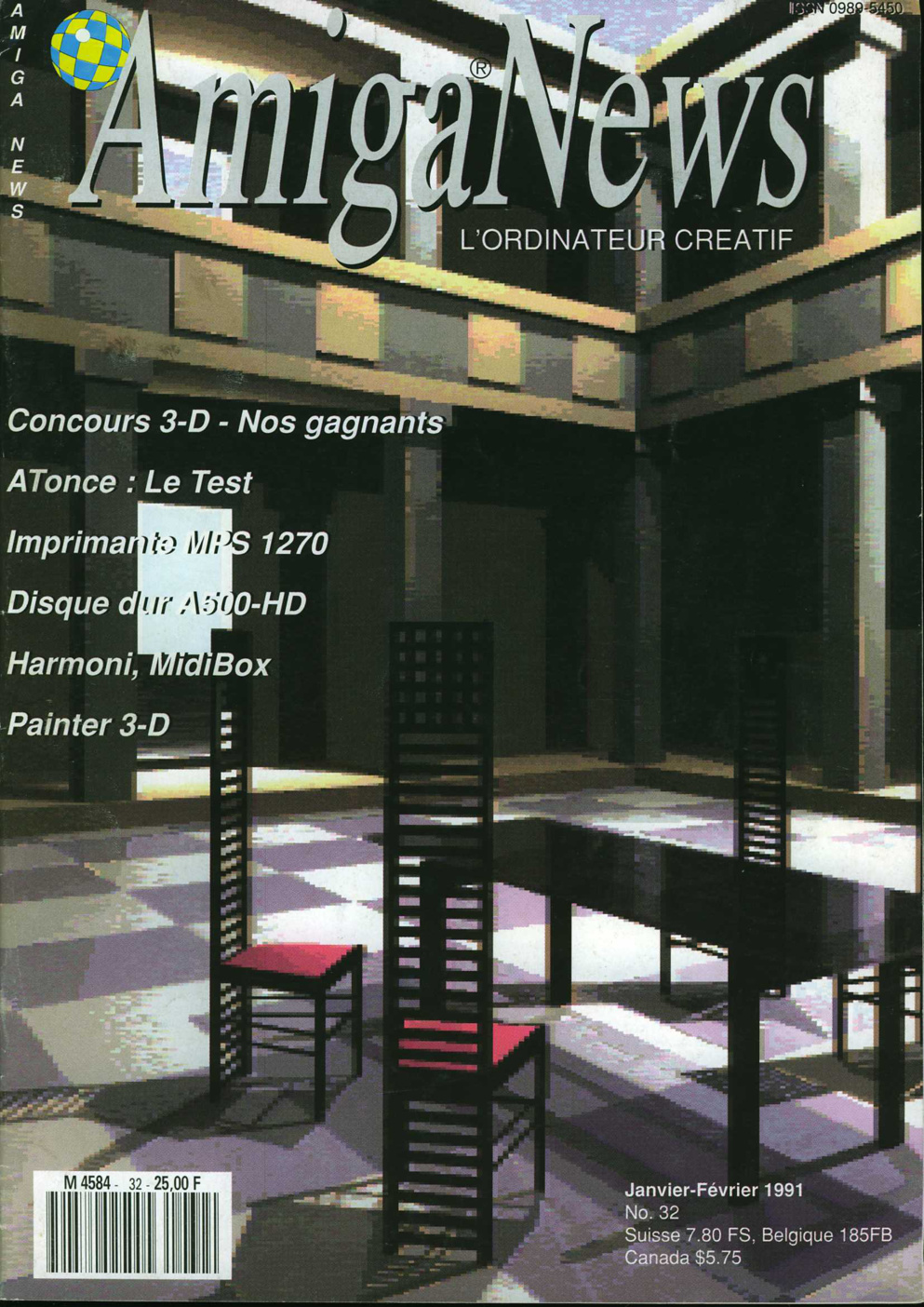 Première page de amiganews numero32