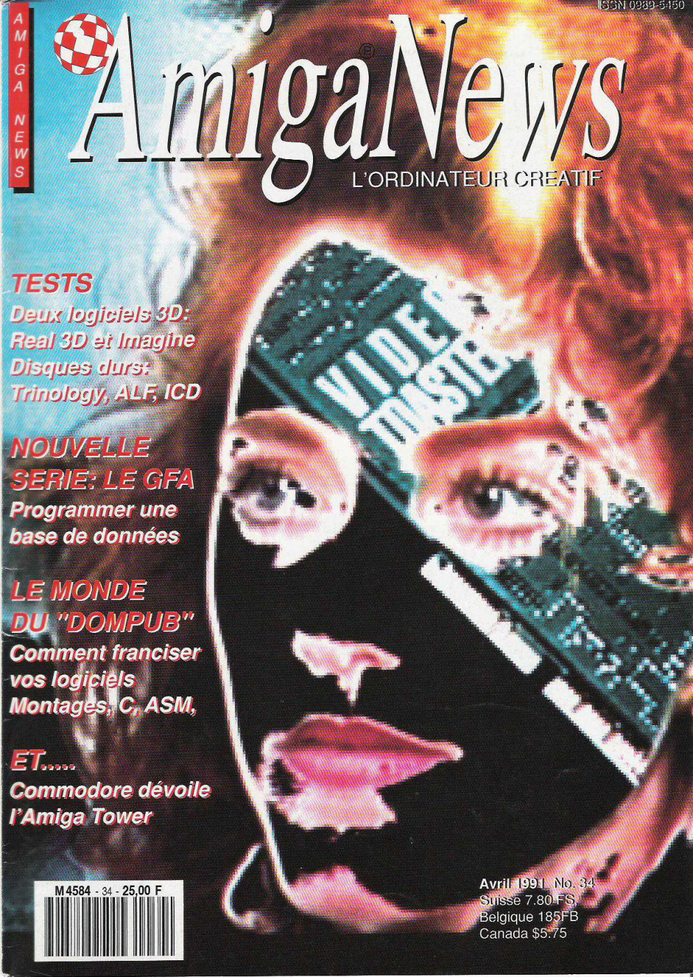 Première page de amiganews numero34