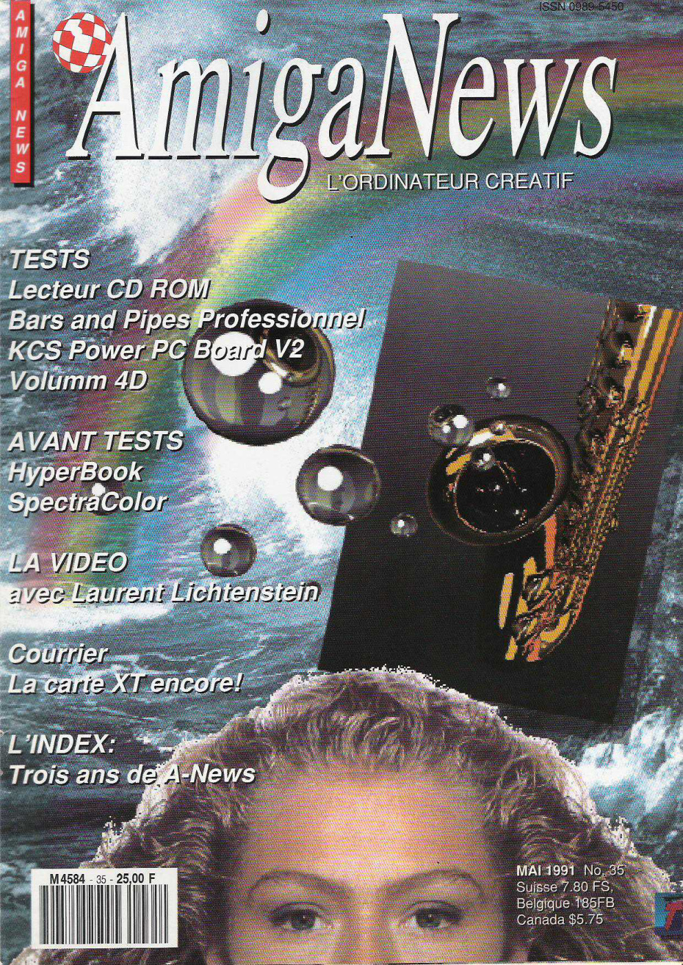 Première page de amiganews numero35