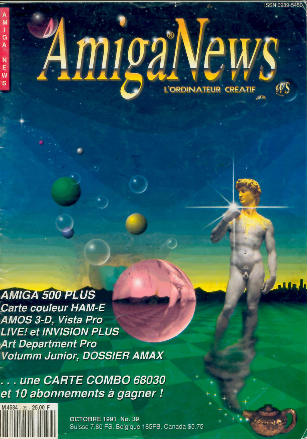Première page de amiganews numero39