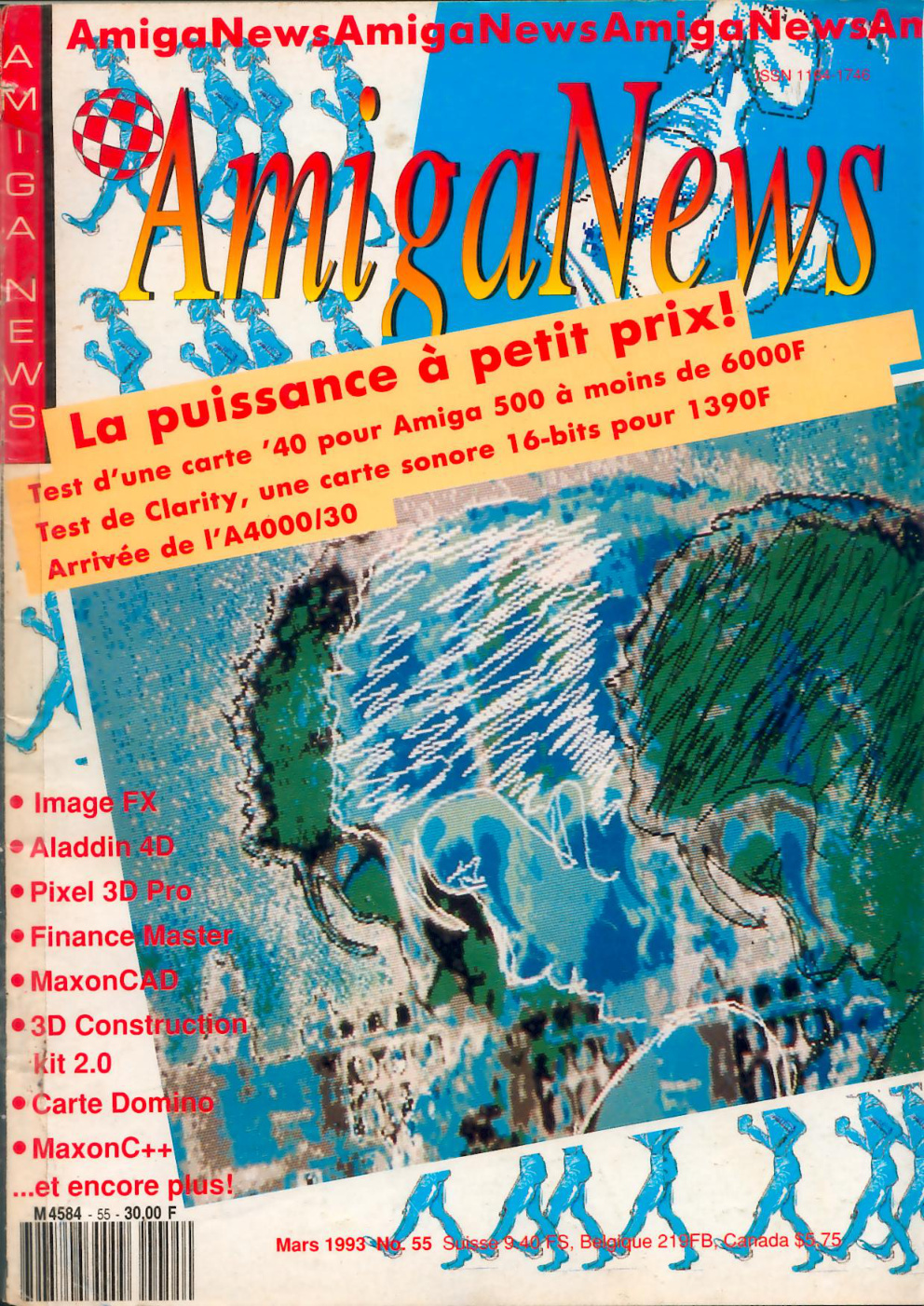 Première page de amiganews numero55
