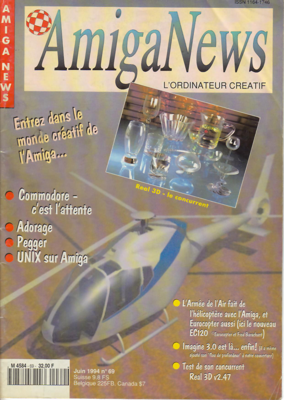 Première page de amiganews numero69