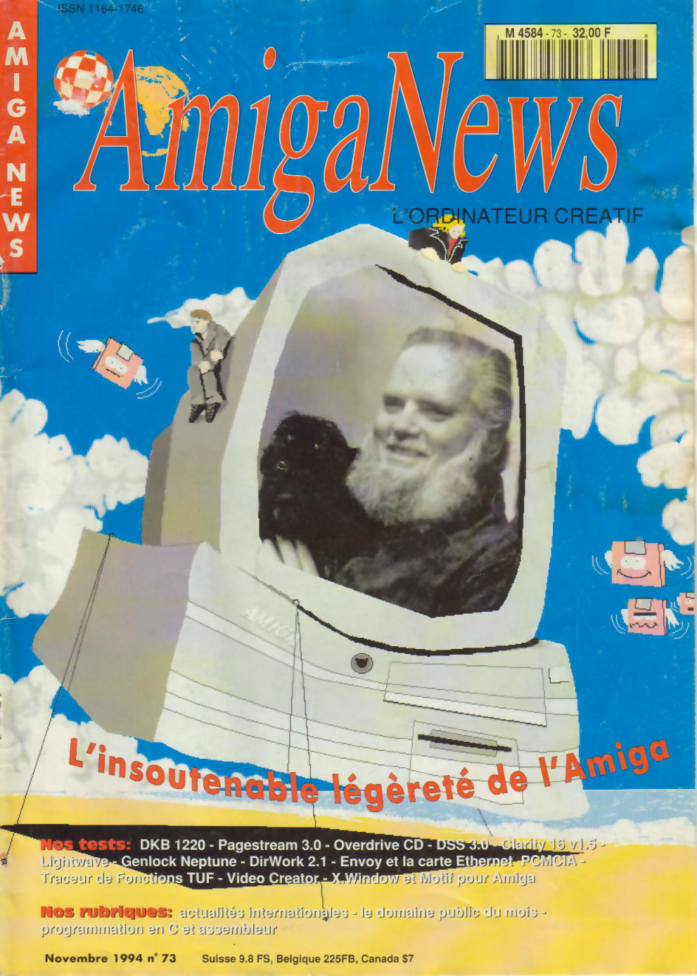 Première page de amiganews numero73