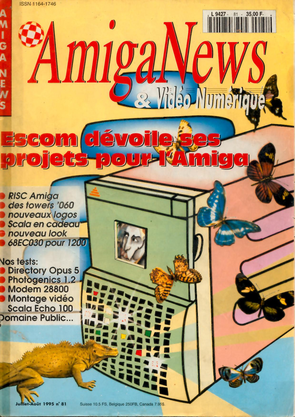 Première page de amiganews numero81