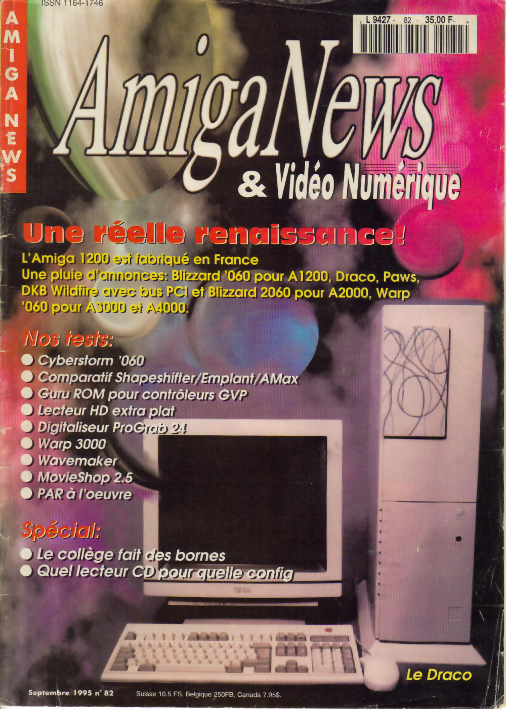 Première page de amiganews numero82