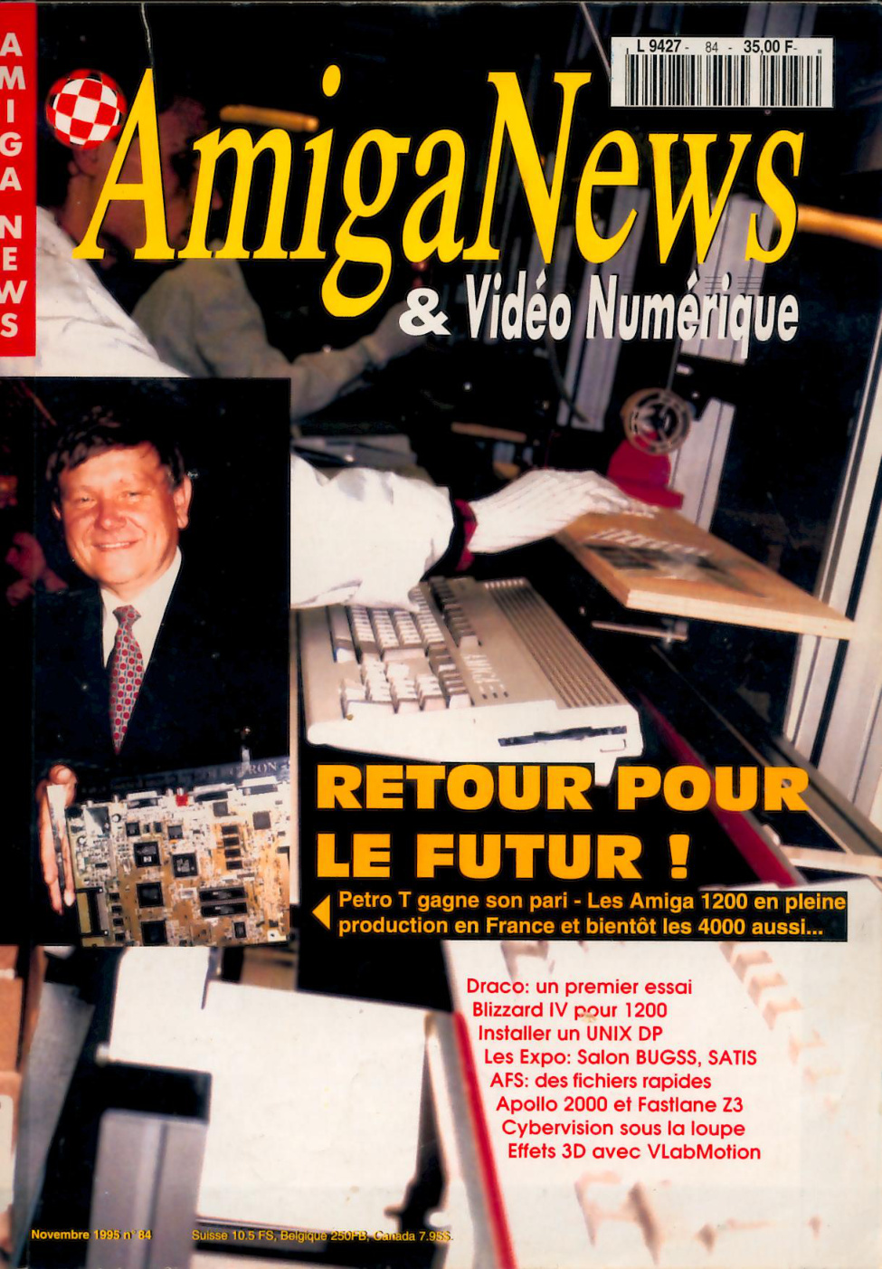 Première page de amiganews numero84