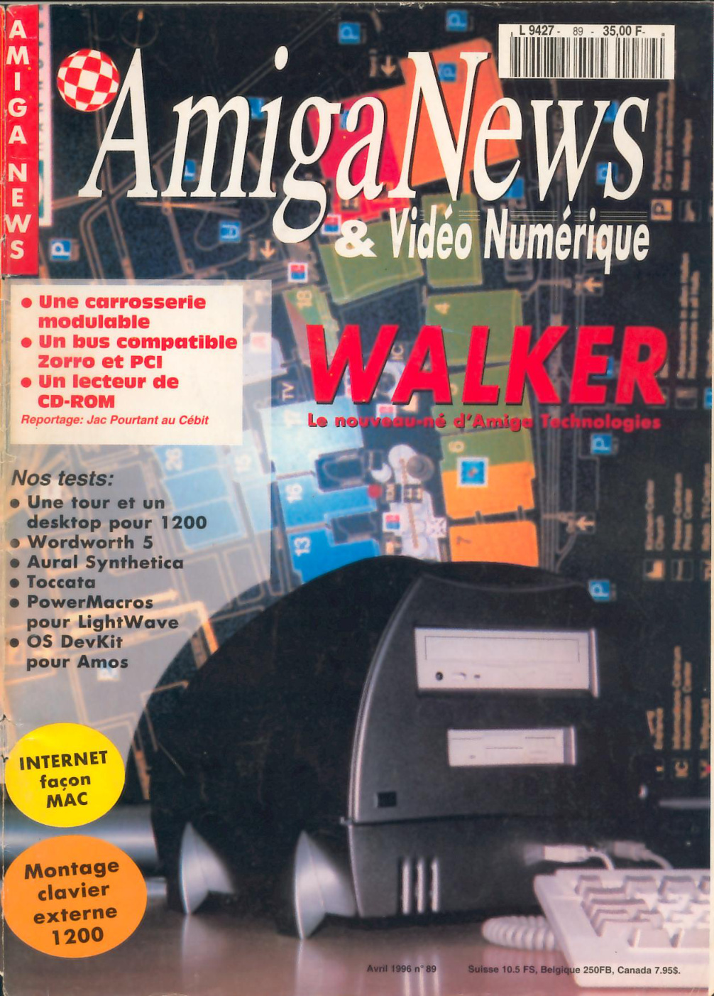 Première page de amiganews numero89