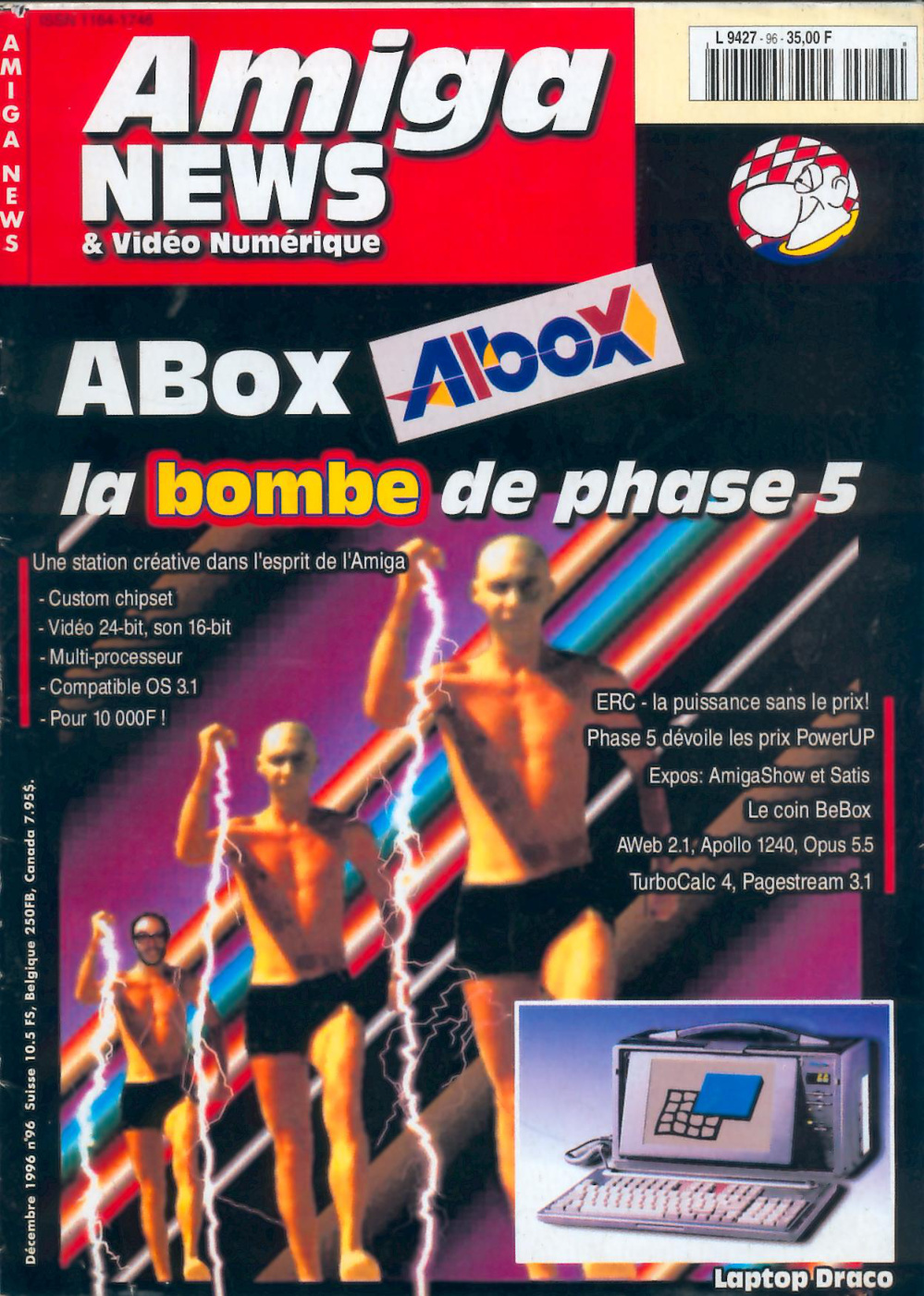 Première page de amiganews numero96