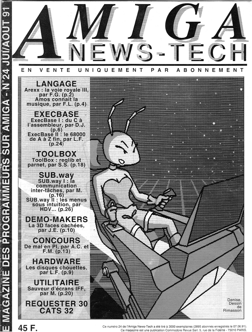 Première page de amiganewstech numero24