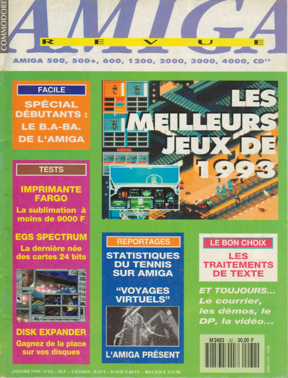 Première page de amigarevue numero62
