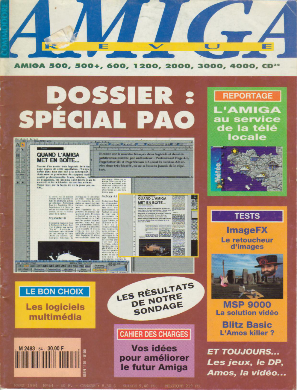 Première page de amigarevue numero64