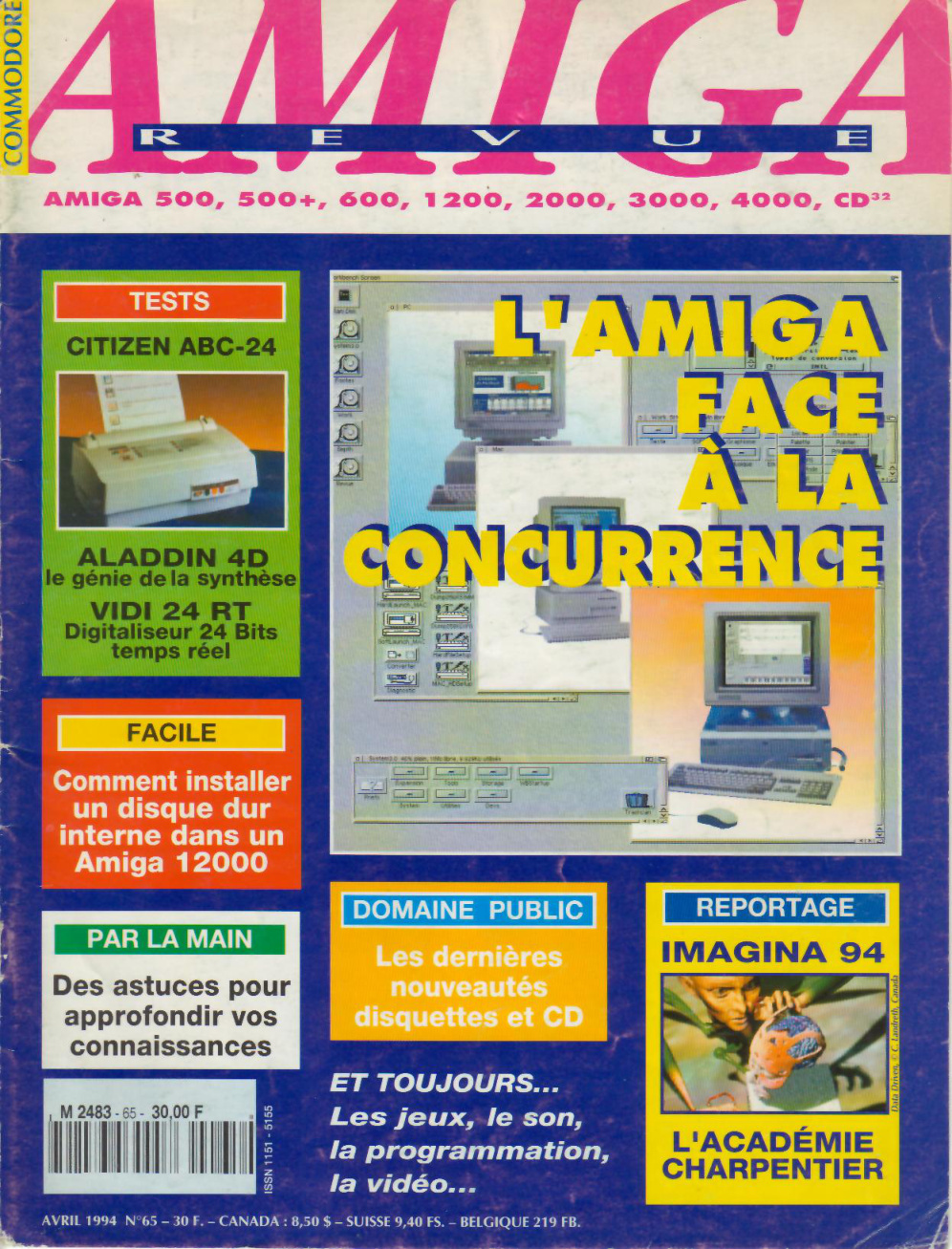 Première page de amigarevue numero65