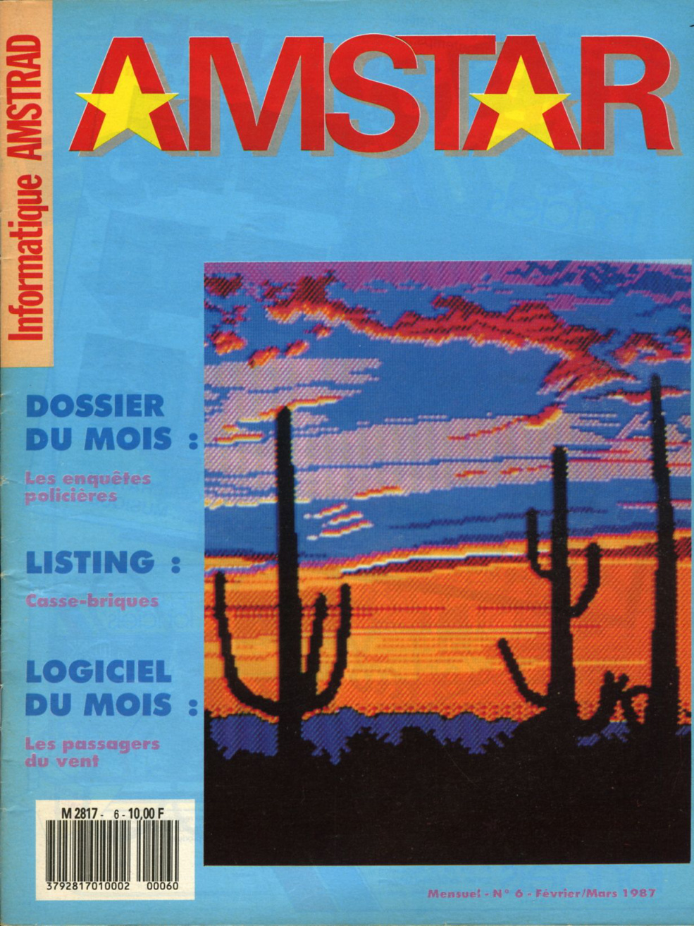 Première page de amstar numero06